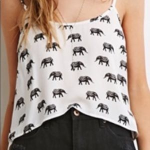 ENLIGHTENMENT ELEPHANT CROP TOP